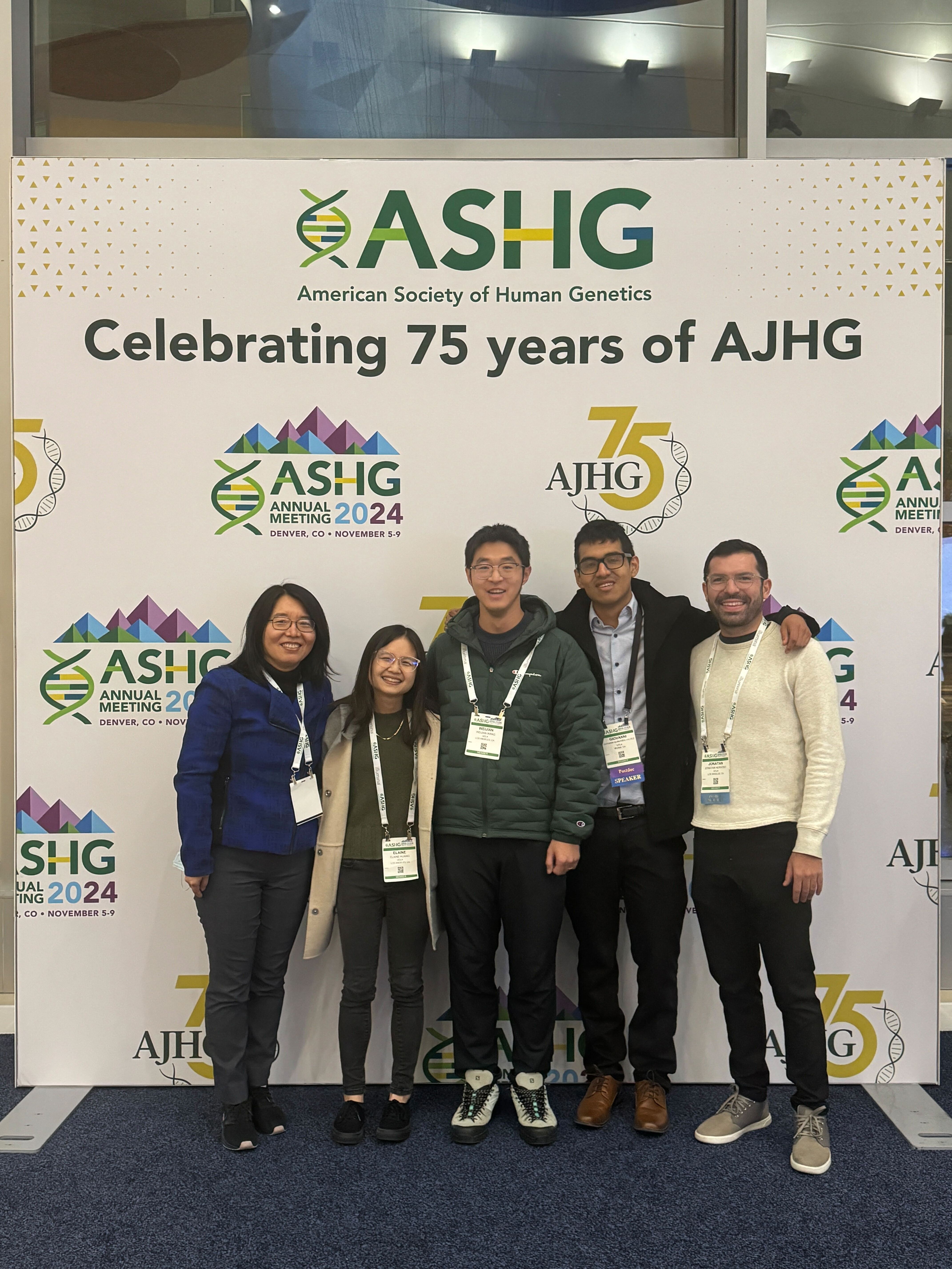 Xiao Lab Group at ASHG Annual Meeting